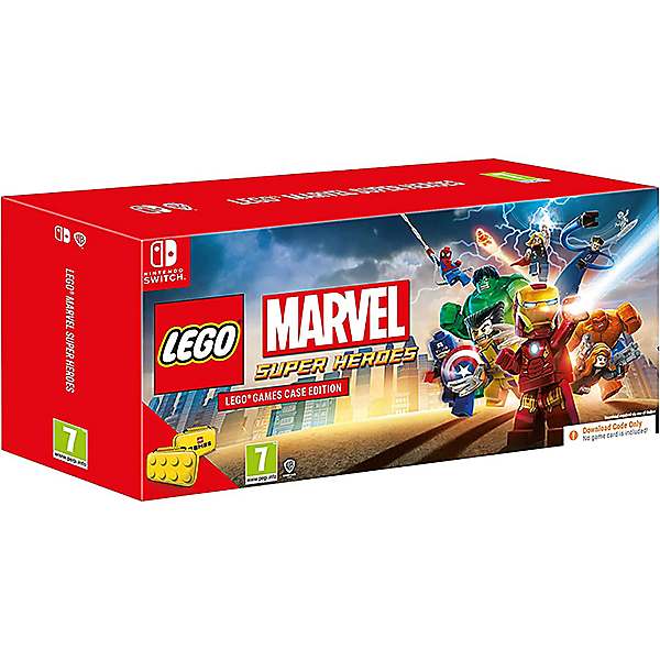 Nintendo Switch LEGO Marvel Super Heroes Code in Box Case 7